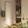 Wandlampe Schalter Stahl Olivgrün E14 H:30 cm blendarm