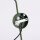 Wandlampe Schalter Stahl Olivgrün E14 H:30 cm blendarm
