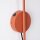 Wandlampe mit Schalter Stahl Ocker E14 H:30 cm
