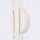 Wandleuchte mit Schalter Stahl Beige E14 H:30 cm