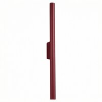 Wandleuchte Up Down Stahl Burgund G9 H:50 cm blendarm