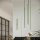 Wandlampe Up Down Stahl Salbei G9 H:50 cm blendarm