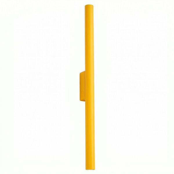 Wandleuchte Up Down Stahl Gelb G9 H:50 cm blendarm