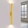 Wandleuchte Up Down Stahl Gelb G9 H:50 cm blendarm