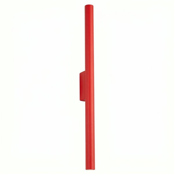 Wandlampe Up Down Stahl Rot G9 H:50 cm blendarm