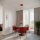 Wandlampe Up Down Stahl Rot G9 H:50 cm blendarm