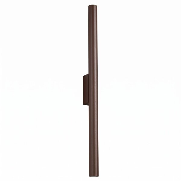 Wandleuchte Up Down Stahl Braun G9 H:50 cm blendarm