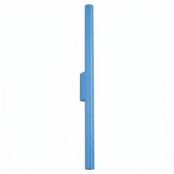 Wandlampe Up Down Stahl Hellblau G9 H:50 cm blendarm