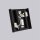 Wandlampe Stahl Schwarz G9 H:15 cm blendarm schlicht