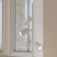 Stehlampe flexibel Weiß GU10 3-flammig H:155 cm