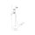 Stehlampe flexibel Weiß GU10 3-flammig H:155 cm