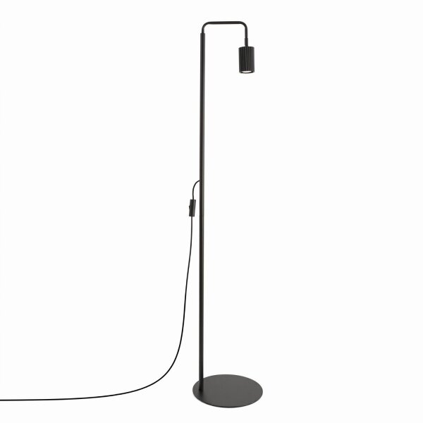 Stehleuchte schwenkbar Aluminium Schwarz GU10 H:160 cm