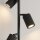 Stehlampe verstellbar Aluminium Schwarz GU10 H:155 cm