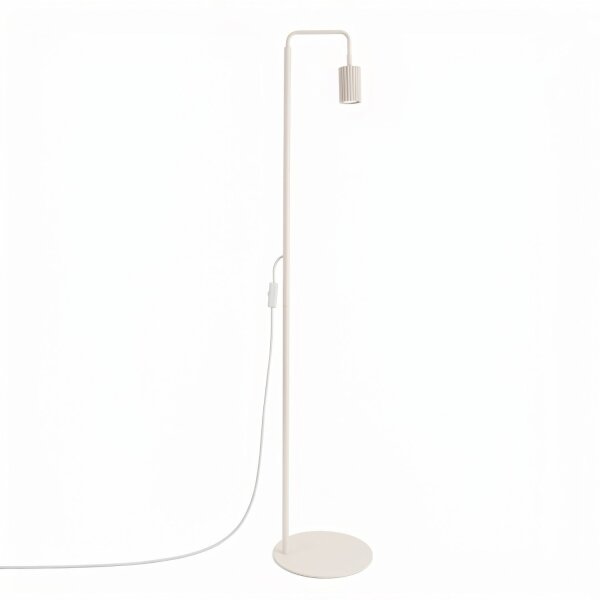 Stehleuchte flexibel Aluminium Beige GU10 H:160 cm