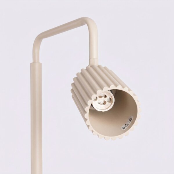 Stehleuchte flexibel Aluminium Beige GU10 H:160 cm
