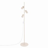 Stehlampe verstellbar Aluminium Beige GU10 H:155 cm