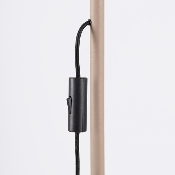 Stehlampe schwenkbar Aluminium Taupe GU10 H:155 cm
