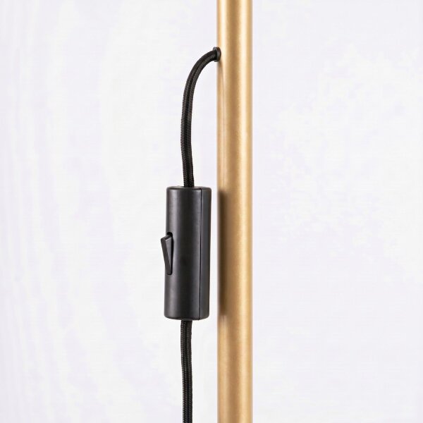 Stehlampe verstellbar Aluminium Gold GU10 H:155 cm