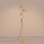 Stehlampe verstellbar Aluminium Gold GU10 H:155 cm