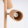 Stehlampe verstellbar Aluminium Gold GU10 H:155 cm