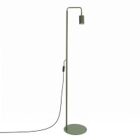 Stehlampe verstellbar Aluminium Olivgr&uuml;n GU10 H:160 cm