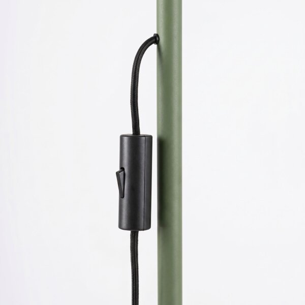 Stehlampe flexibel Aluminium Olivgrün GU10 H:155 cm