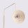 Stehleuchte flexibel Stahl Beige E14 H:165 cm blendarm