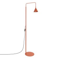 Stehleuchte schwenkbar Stahl Ocker E14 H:165 cm