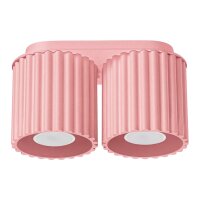 Deckenleuchte Aluminium Rosa GU10 L:21 cm l&auml;nglich