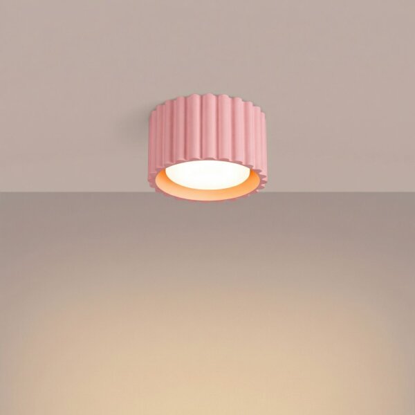 Deckenleuchte Aluminium Rosa GX53 Ø10 cm rund