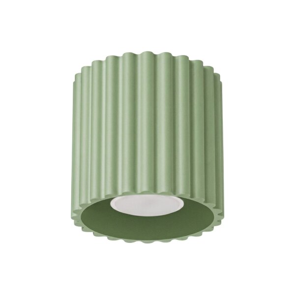 Deckenlampe Aluminium Salbei GU10 Ø10 cm rund