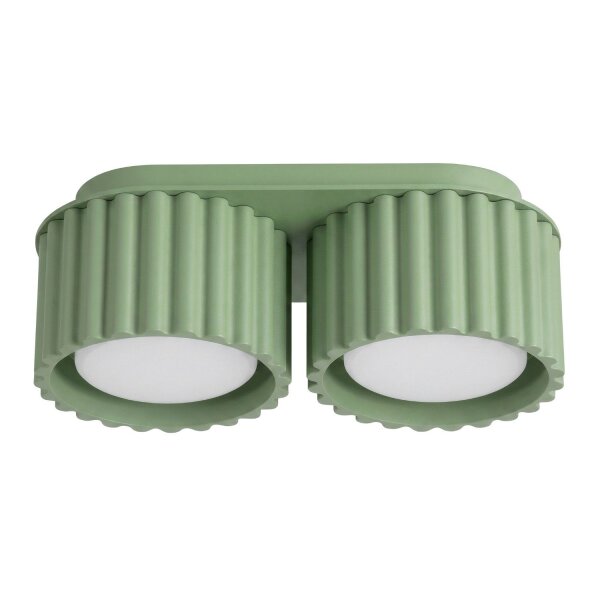 Deckenleuchte Aluminium Salbei GX53 L:21 cm lang