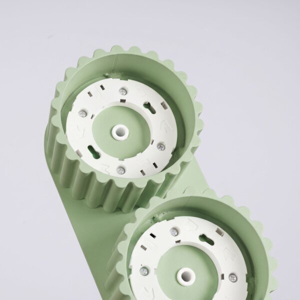 Deckenleuchte Aluminium Salbei GX53 L:21 cm lang