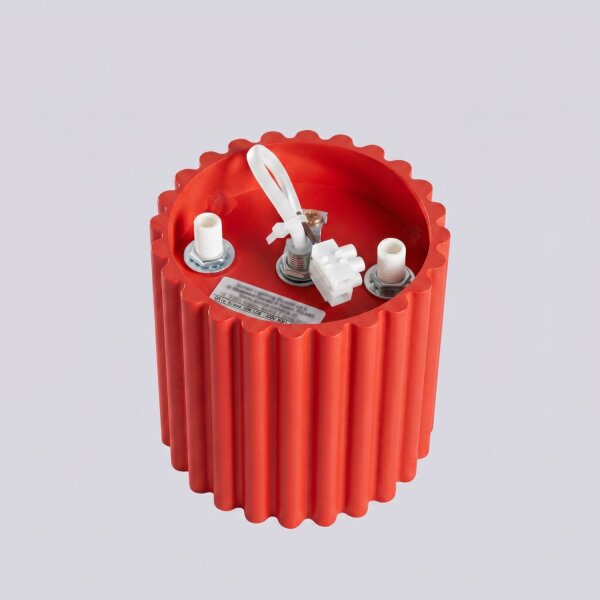 Deckenleuchte Aluminium Rot GU10 Ø10 cm modern
