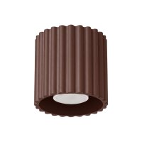 Deckenlampe Aluminium Braun GU10 Ø10 cm modern