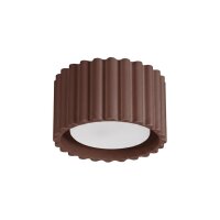 Deckenlampe Aluminium Braun GX53 Ø10 cm wohnlich