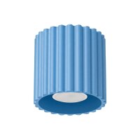 Deckenlampe Aluminium Hellblau GU10 Ø10 cm modern