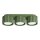 Deckenlampe 3-flammig Aluminium Olivgrün GX53 L:32,5 cm