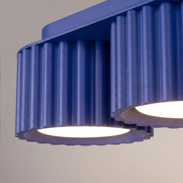 Deckenlampe 3-flammig Ultramarin GX53 L:32,5 cm
