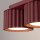 Deckenlampe 3-flammig Aluminium Burgund GX53 L:32,5 cm