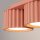 Deckenlampe 3-flammig Aluminium Pfirsich GX53 L:32,5 cm