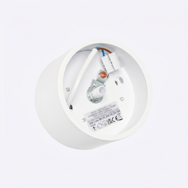 Deckenleuchte Aluminium Weiß GX53 Ø10 cm rund