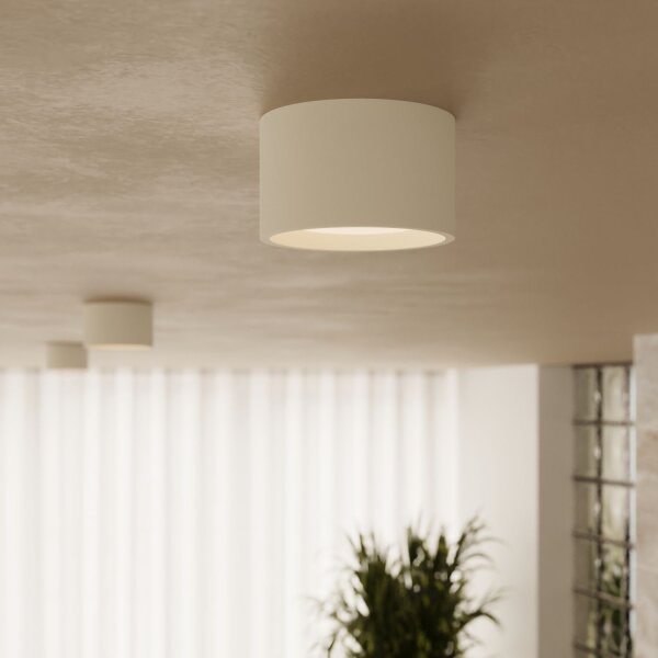 Deckenlampe Aluminium Beige GX53 Ø10 cm modern
