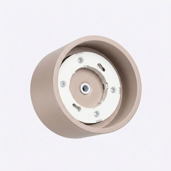 Deckenleuchte Aluminium Taupe GX53 Ø10 cm schlicht