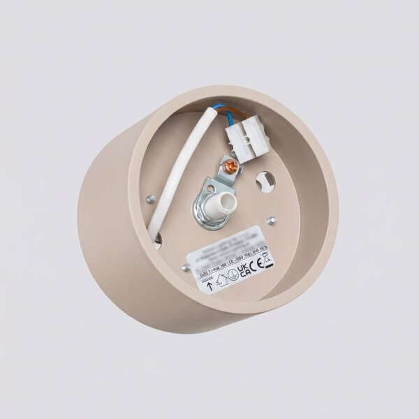 Deckenleuchte Aluminium Taupe GX53 Ø10 cm schlicht