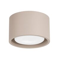 Deckenleuchte Aluminium Taupe GX53 Ø10 cm schlicht