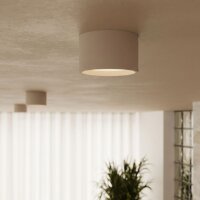 Deckenleuchte Aluminium Taupe GX53 Ø10 cm schlicht