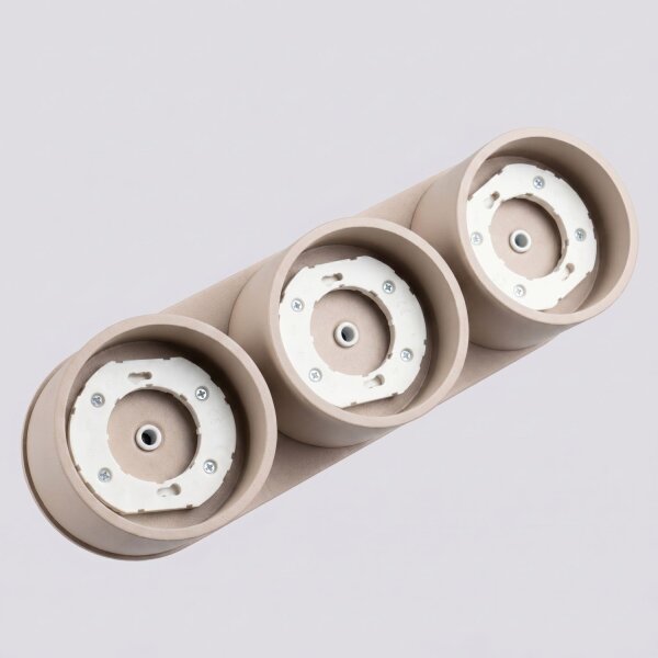 Deckenleuchte Aluminium Taupe GX53 L:32,4 cm modern