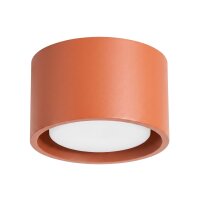 Deckenlampe Aluminium Ockerrot GX53 Ø10 cm modern