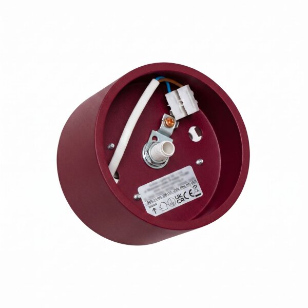 Deckenleuchte Aluminium Burgund GX53 Ø10 cm modern